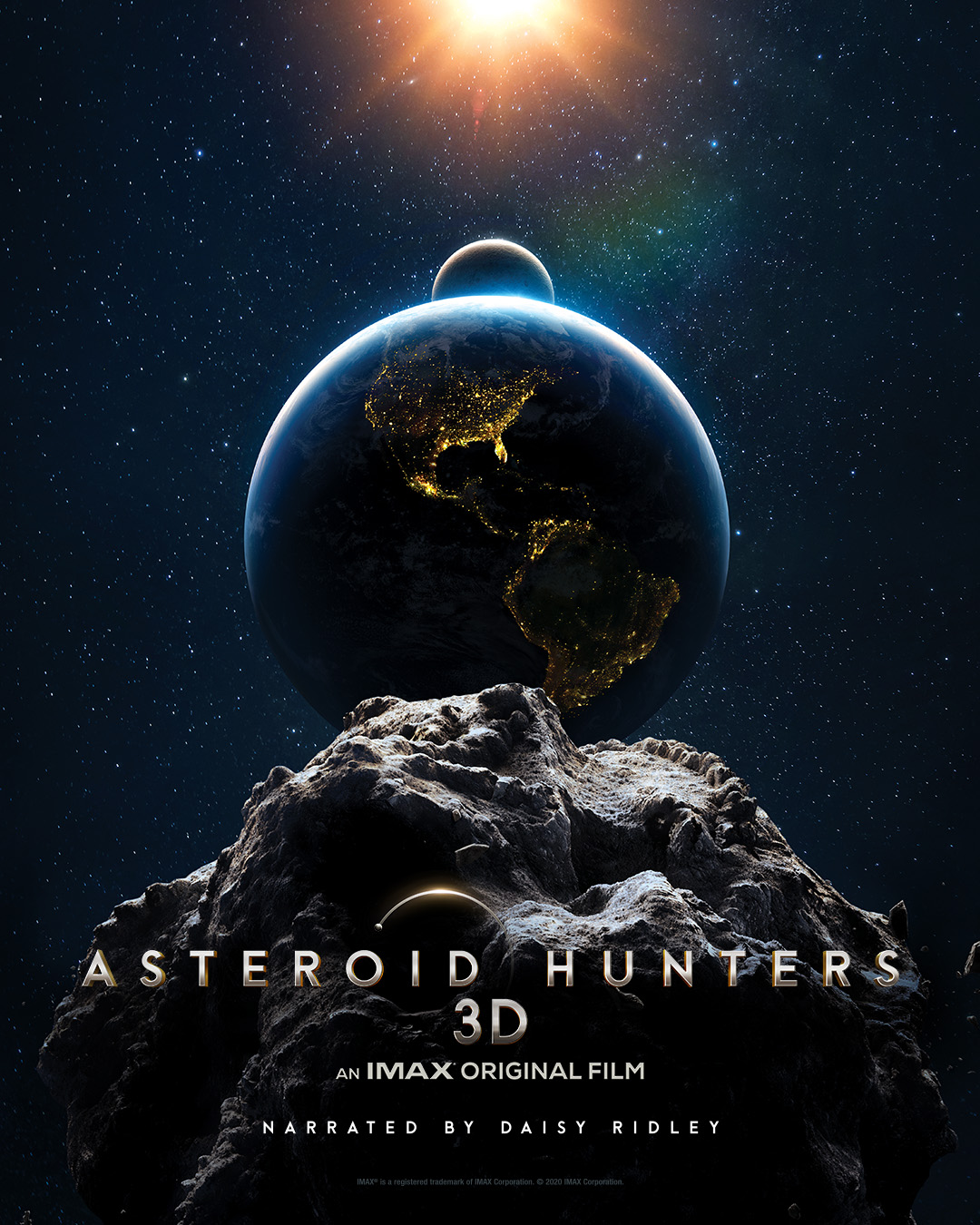 Vertical Key Art for Asteroid Hunters 3D