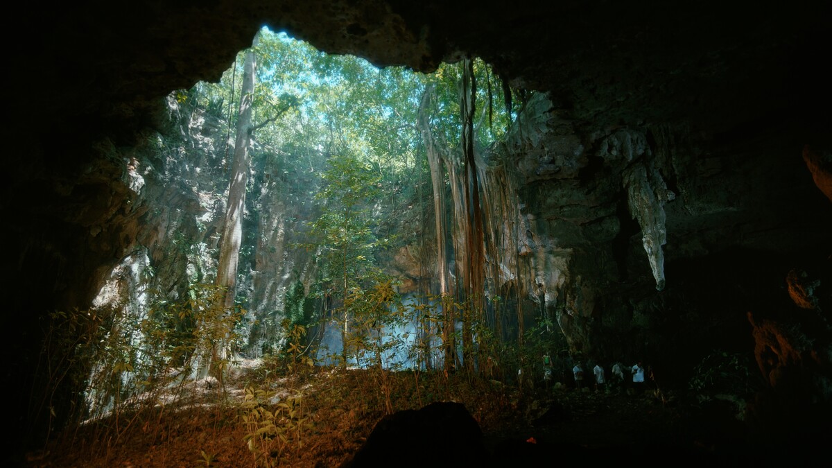 Cave in ancient Maya civilization