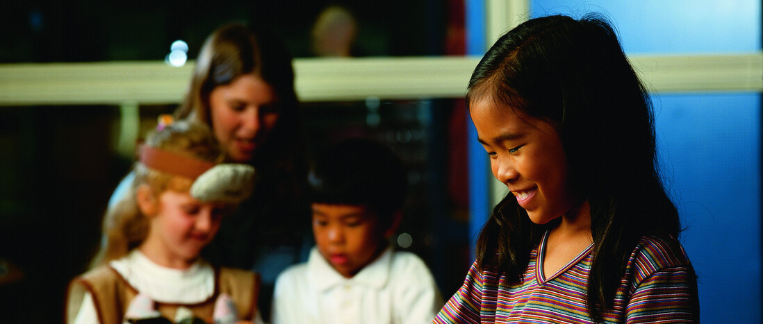 Visitors in World of Life Discovery Room